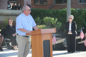 Day of Remembrance Ceremony at the County’s Sept. 11 monument