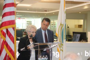 reopening of the newly renovated Library building on the College’s main campus in Toms River