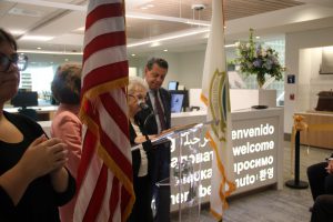 reopening of the newly renovated Library building on the College’s main campus in Toms River