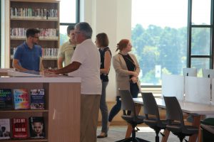 reopening of the newly renovated Library building on the College’s main campus in Toms River