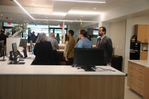 reopening of the newly renovated Library building on the College’s main campus in Toms River