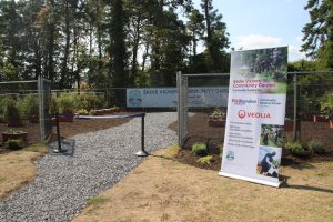 grand opening of the Sadie Vickers CommUnity Garden was celebrated with a ribbon cutting ceremony