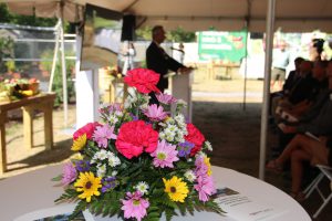 grand opening of the Sadie Vickers CommUnity Garden was celebrated with a ribbon cutting ceremony