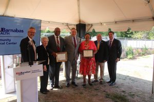 grand opening of the Sadie Vickers CommUnity Garden was celebrated with a ribbon cutting ceremony