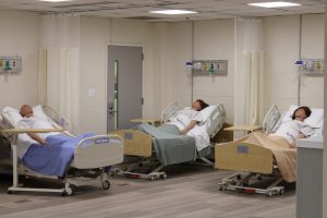 celebration of the opening of the OCVTS pre-nursing program's new training classrooms on the college's Toms River campus