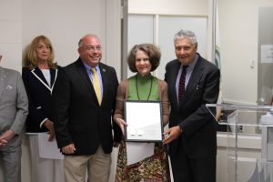 celebration of the opening of the OCVTS pre-nursing program's new training classrooms on the college's Toms River campus
