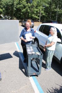 inaugural meal at Ocean County’s newest “Community Café” at the Little Egg Harbor Township Senior Center