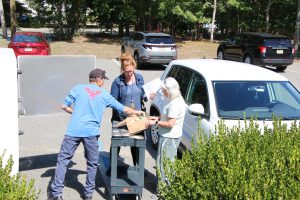 inaugural meal at Ocean County’s newest “Community Café” at the Little Egg Harbor Township Senior Center