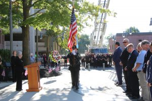 Day of Remembrance Ceremony at the County’s Sept. 11 monument