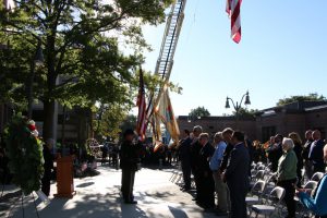 Day of Remembrance Ceremony at the County’s Sept. 11 monument