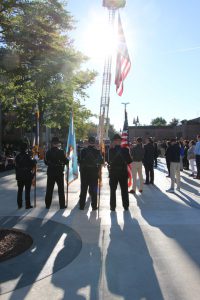 Day of Remembrance Ceremony at the County’s Sept. 11 monument