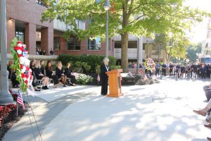 Day of Remembrance Ceremony at the County’s Sept. 11 monument