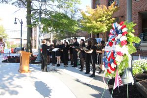 Day of Remembrance Ceremony at the County’s Sept. 11 monument