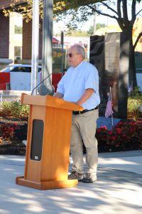 Day of Remembrance Ceremony at the County’s Sept. 11 monument