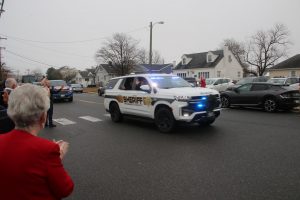 Wreaths Across America (WAA) organization as it made a stop in Point Pleasant Beach, New Jersey during its annual pilgrimage from Harrington, Maine to Arlington National Ceremony