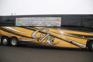 Wreaths Across America (WAA) organization as it made a stop in Point Pleasant Beach, New Jersey during its annual pilgrimage from Harrington, Maine to Arlington National Ceremony
