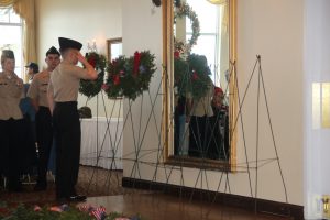 Wreaths Across America (WAA) organization as it made a stop in Point Pleasant Beach, New Jersey during its annual pilgrimage from Harrington, Maine to Arlington National Ceremony