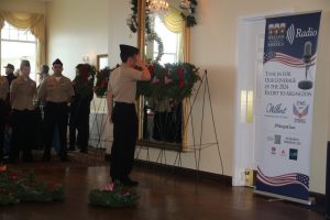 Wreaths Across America (WAA) organization as it made a stop in Point Pleasant Beach, New Jersey during its annual pilgrimage from Harrington, Maine to Arlington National Ceremony