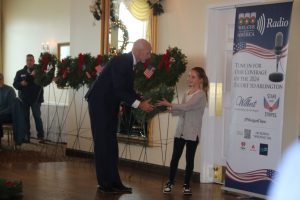 Wreaths Across America (WAA) organization as it made a stop in Point Pleasant Beach, New Jersey during its annual pilgrimage from Harrington, Maine to Arlington National Ceremony