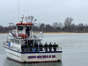 Wreaths Across America (WAA) organization as it made a stop in Point Pleasant Beach, New Jersey during its annual pilgrimage from Harrington, Maine to Arlington National Ceremony