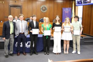 Ocean County Vocational Technical School students were recognized for their outstanding performance and accomplishments in a host of competitions throughout the year.