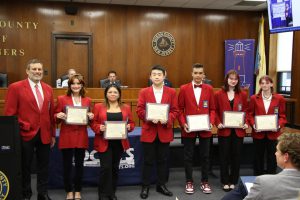 Ocean County Vocational Technical School students were recognized for their outstanding performance and accomplishments in a host of competitions throughout the year.