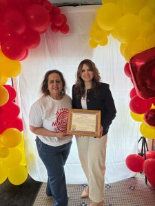 Ocean County Commissioner Jennifier Bacchione celebrates 75 years of Marucca's Pizza
