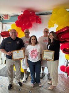 Ocean County Commissioner Jennifier Bacchione celebrates 75 years of Marucca's Pizza