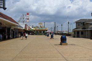 Ocean County Commissioner Robert Arace joins the NJ Attorney General's Office and the Ocean County Consumer Affairs Department to promote safe summers on the Seaside Boardwalk
