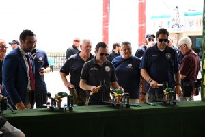 Ocean County Commissioner Robert Arace joins the NJ Attorney General's Office and the Ocean County Consumer Affairs Department to promote safe summers on the Seaside Boardwalk
