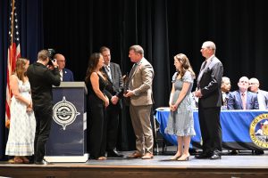 Basic Police Class 122 graduates from the Ocean County Police Academy