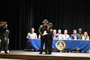 Basic Police Class 122 graduates from the Ocean County Police Academy