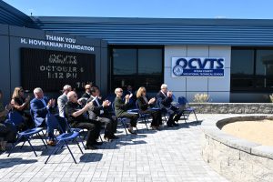 Ocean County Board of Commissioners celebrate facility upgrades with the Ocean County Vocational Technical Schools