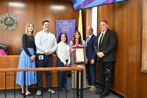 Ocean County Government recognizes Breast Cancer Awareness Month with Pretty in Pink, Handsome in Blue Day