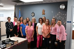 Ocean County Government recognizes Breast Cancer Awareness Month with Pretty in Pink, Handsome in Blue Day