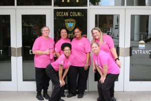 Ocean County Government recognizes Breast Cancer Awareness Month with Pretty in Pink, Handsome in Blue Day