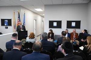 Ocean County Health Department celebrates a ribbon cutting ceremony of its new location in Lakewood Township, NJ