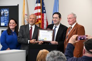 Ocean County Health Department celebrates a ribbon cutting ceremony of its new location in Lakewood Township, NJ