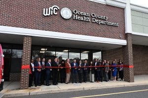 Ocean County Health Department celebrates a ribbon cutting ceremony of its new location in Lakewood Township, NJ