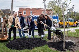 Ocean County celebrates Arbor Day with dedication of a Liberty Tree, an American elm that is a descendant of a tree that was alive during the American Revolution