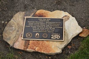Ocean County celebrates Arbor Day with dedication of a Liberty Tree, an American elm that is a descendant of a tree that was alive during the American Revolution