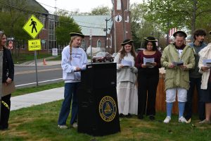 Ocean County celebrates Arbor Day with dedication of a Liberty Tree, an American elm that is a descendant of a tree that was alive during the American Revolution