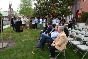 Ocean County celebrates Arbor Day with dedication of a Liberty Tree, an American elm that is a descendant of a tree that was alive during the American Revolution