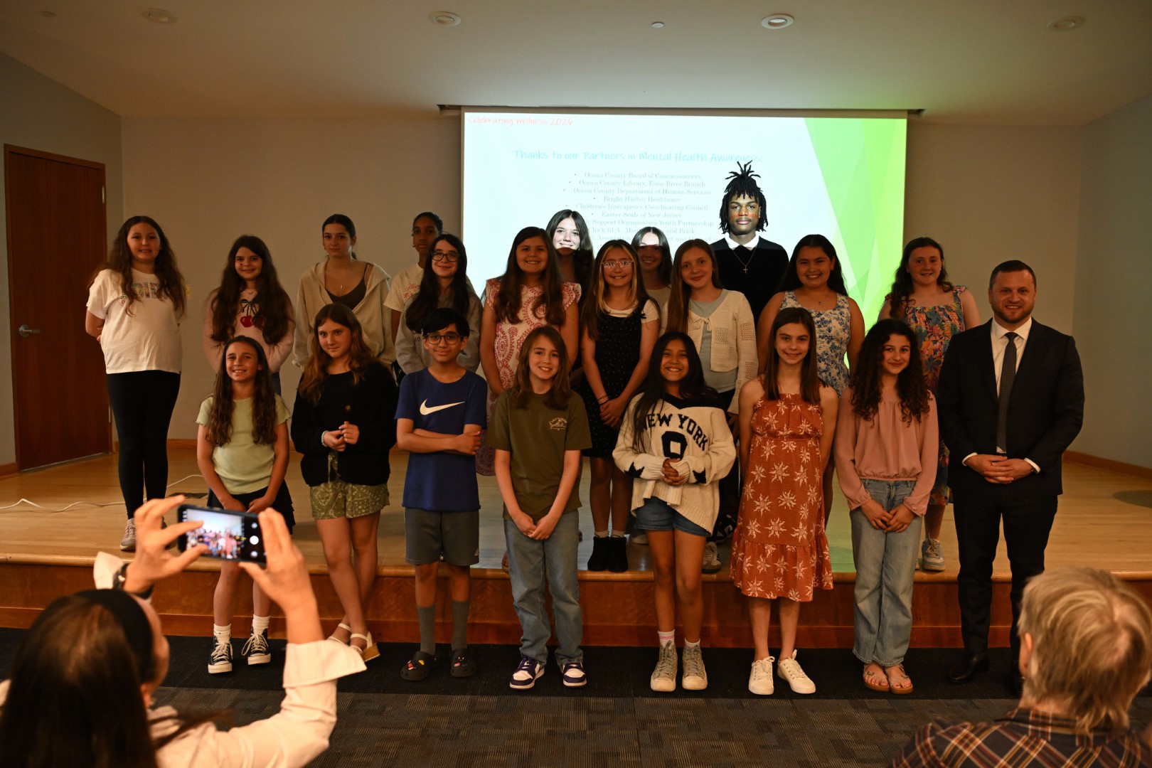 Community Advocate Awardees and the winners of the Creative Expression and 'What A Difference A Friend Makes' Contests are honored at the annual Celebrating Wellness event.