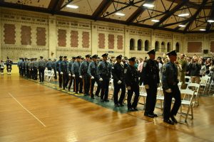 Ocean County Police Academy Basic Police Recruit Class No. 124 was recognized on May 8 during a graduation ceremony at the Georgian Court College, following the successful completion of five months of intensive training under the guidance of Ocean County Sheriff Michael G. Mastronardy.