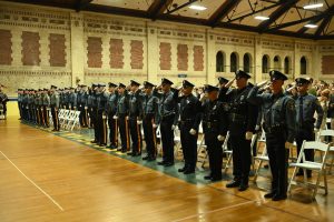 Ocean County Police Academy Basic Police Recruit Class No. 124 was recognized on May 8 during a graduation ceremony at the Georgian Court College, following the successful completion of five months of intensive training under the guidance of Ocean County Sheriff Michael G. Mastronardy.