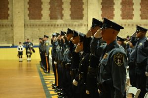 Ocean County Police Academy Basic Police Recruit Class No. 124 was recognized on May 8 during a graduation ceremony at the Georgian Court College, following the successful completion of five months of intensive training under the guidance of Ocean County Sheriff Michael G. Mastronardy.