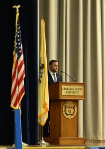 Ocean County Police Academy Basic Police Recruit Class No. 124 was recognized on May 8 during a graduation ceremony at the Georgian Court College, following the successful completion of five months of intensive training under the guidance of Ocean County Sheriff Michael G. Mastronardy.