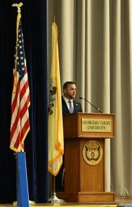 Ocean County Police Academy Basic Police Recruit Class No. 124 was recognized on May 8 during a graduation ceremony at the Georgian Court College, following the successful completion of five months of intensive training under the guidance of Ocean County Sheriff Michael G. Mastronardy.