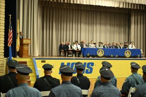 Ocean County Police Academy Basic Police Recruit Class No. 124 was recognized on May 8 during a graduation ceremony at the Georgian Court College, following the successful completion of five months of intensive training under the guidance of Ocean County Sheriff Michael G. Mastronardy.